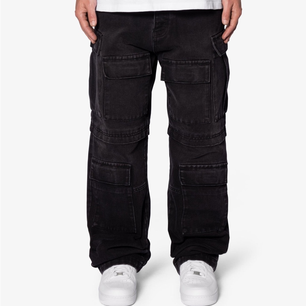 MNML ultra baggy cargo denim